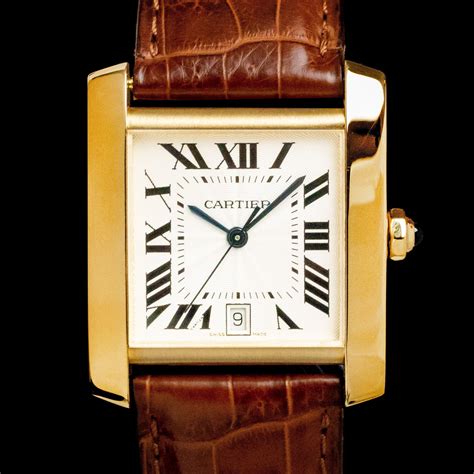 cartier small tank watch|vintage cartier tank francaise watch.